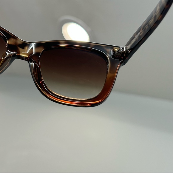 QUAY After Hours Sunglasses Black Tortoise Combo Frame Grey Gradient Fade Lenses - Picture 9 of 15